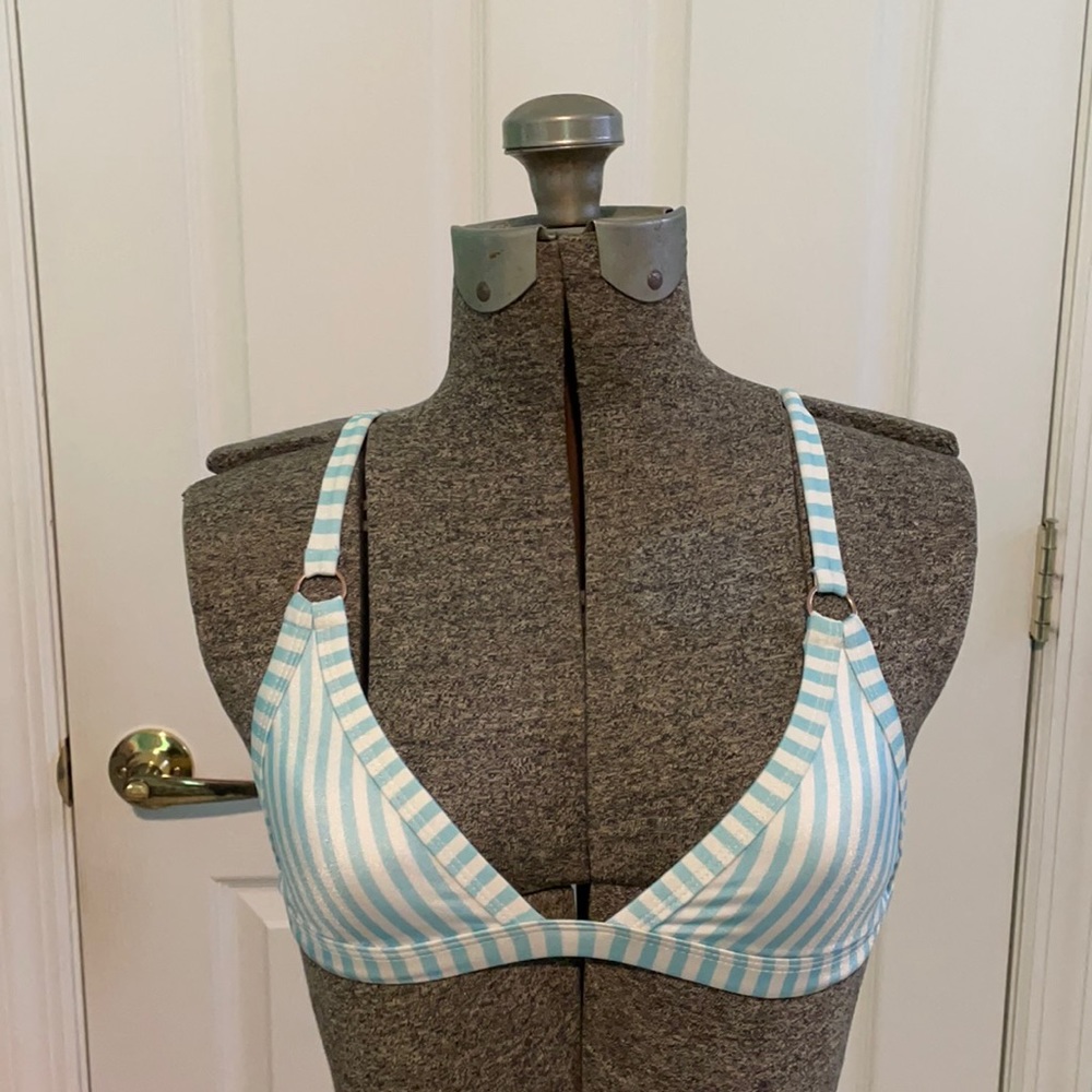 L.A. Hearts Striped Triangle Bikini